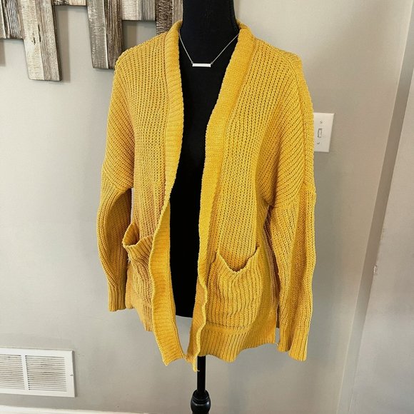 wild fable Sweaters - Wild Fable Cardigan in Yellow color